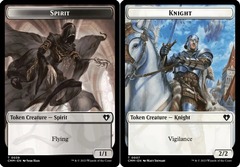 Spirit (0039) // Knight (0007) Token (Commander Masters)